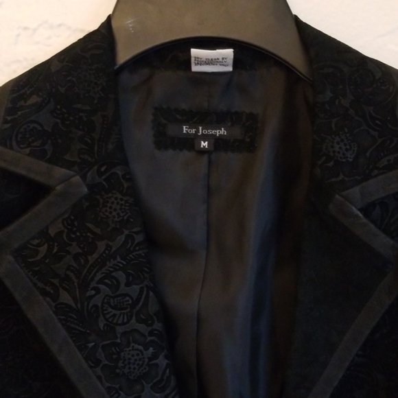 For Joseph Sz M Embossed Leather Jacket - Picture 2 of 6